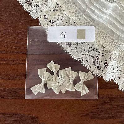 Handcrafted 1.5cm Mulberry Silk Mini Bows