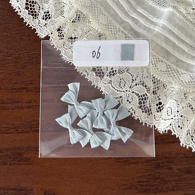 Handcrafted 1.5cm Mulberry Silk Mini Bows