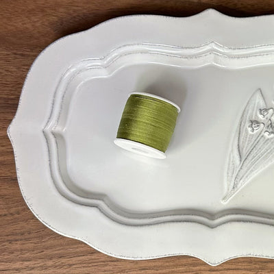 7mm wide 100% Mulberry Silk Ultra-Fine Ribbon | 10m Spool | For BJD Doll Clothing & Miniature Crafts (30 Colors)