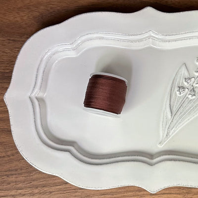 7mm wide 100% Mulberry Silk Ultra-Fine Ribbon | 10m Spool | For BJD Doll Clothing & Miniature Crafts (30 Colors)