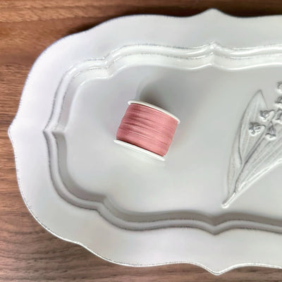 7mm wide 100% Mulberry Silk Ultra-Fine Ribbon | 10m Spool | For BJD Doll Clothing & Miniature Crafts (30 Colors)