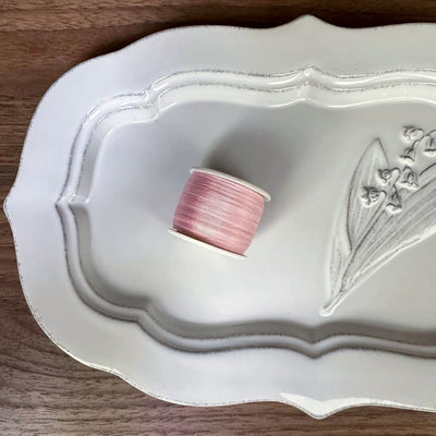 7mm wide 100% Mulberry Silk Ultra-Fine Ribbon | 10m Spool | For BJD Doll Clothing & Miniature Crafts (30 Colors)