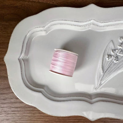 7mm wide 100% Mulberry Silk Ultra-Fine Ribbon | 10m Spool | For BJD Doll Clothing & Miniature Crafts (30 Colors)