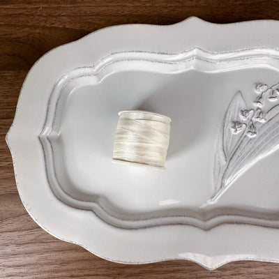 7mm wide 100% Mulberry Silk Ultra-Fine Ribbon | 10m Spool | For BJD Doll Clothing & Miniature Crafts (30 Colors)