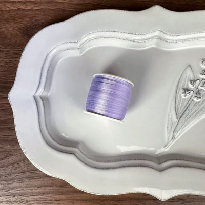 7mm wide 100% Mulberry Silk Ultra-Fine Ribbon | 10m Spool | For BJD Doll Clothing & Miniature Crafts (30 Colors)