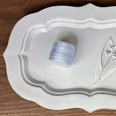 7mm wide 100% Mulberry Silk Ultra-Fine Ribbon | 10m Spool | For BJD Doll Clothing & Miniature Crafts (30 Colors)