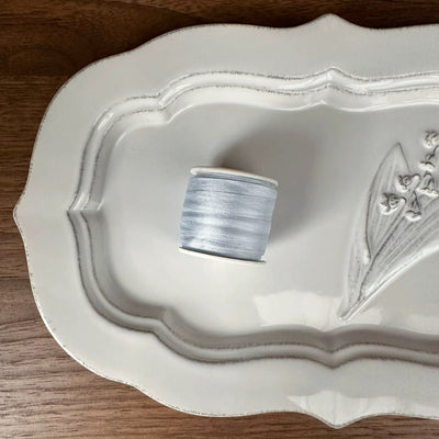 7mm wide 100% Mulberry Silk Ultra-Fine Ribbon | 10m Spool | For BJD Doll Clothing & Miniature Crafts (30 Colors)