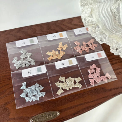 Handcrafted 1.5cm Mulberry Silk Mini Bows