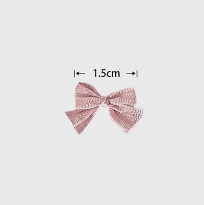 Handcrafted 1.5cm Mulberry Silk Mini Bows